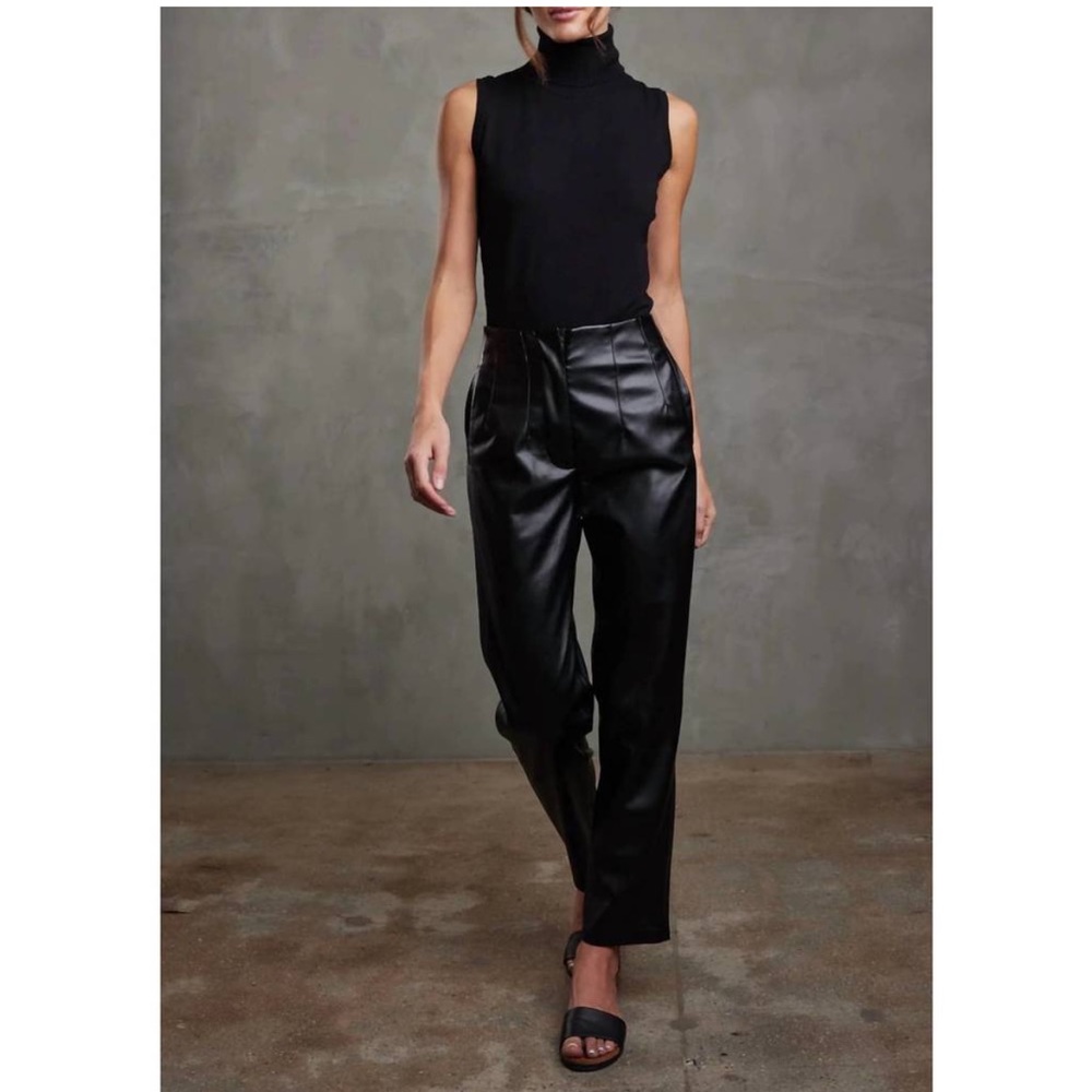sundays Black Straight Leg Pants